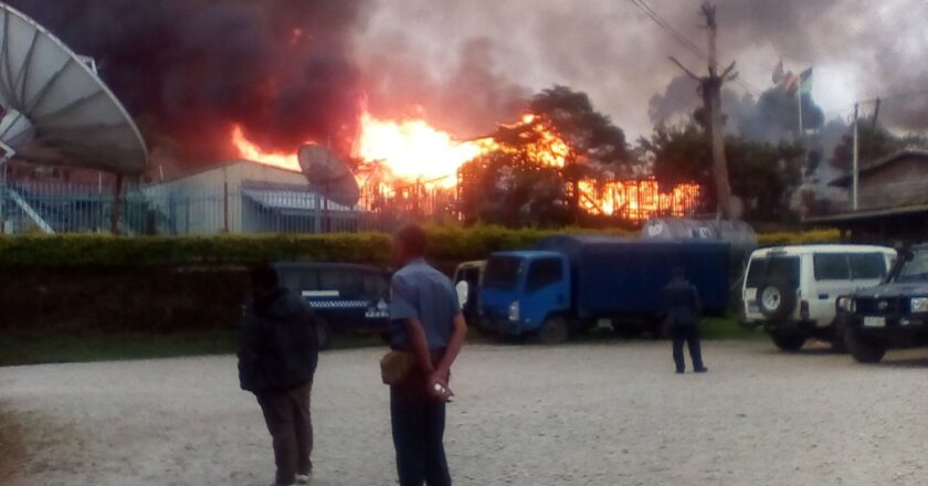 During severe riots and violence in Papua New Guinea, at least eight people died