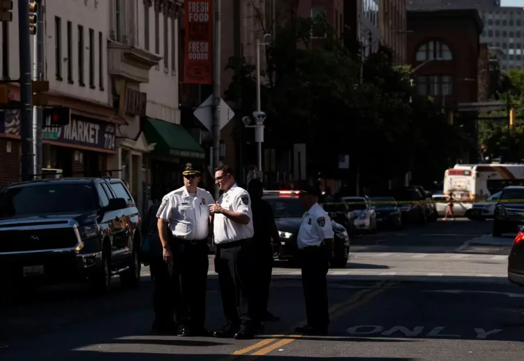 Man discovered shot in the face by police on Baltimore's west side of downtown | Image Credit: thebaltimorebanner.com