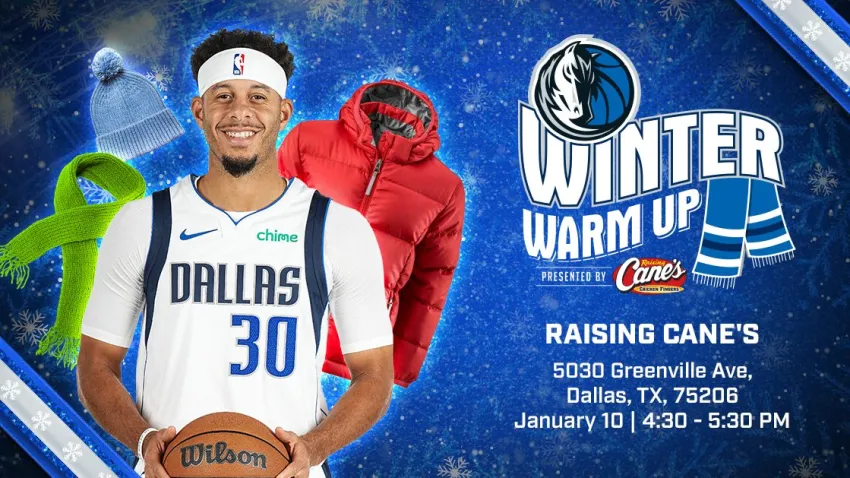 Dallas Mavericks partner host ‘Winter Warm Up'