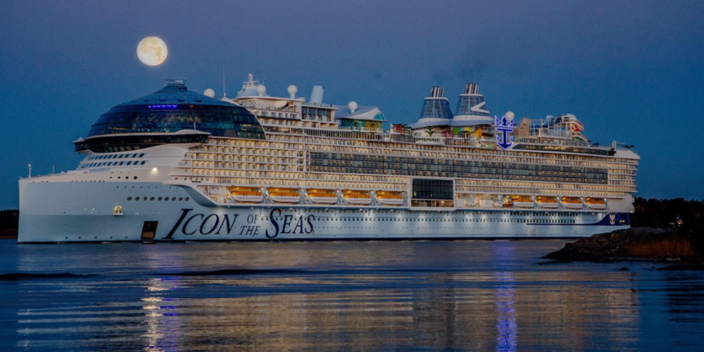 Icon of the Seas in Florida on 27th Jan 24