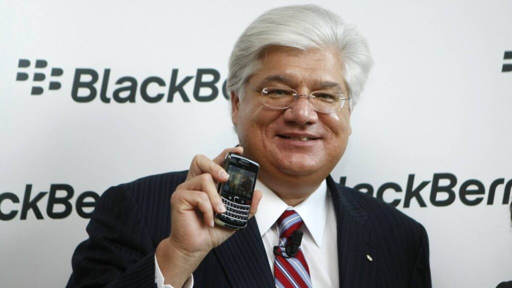 Mike Lazaridis's Blackberry Events