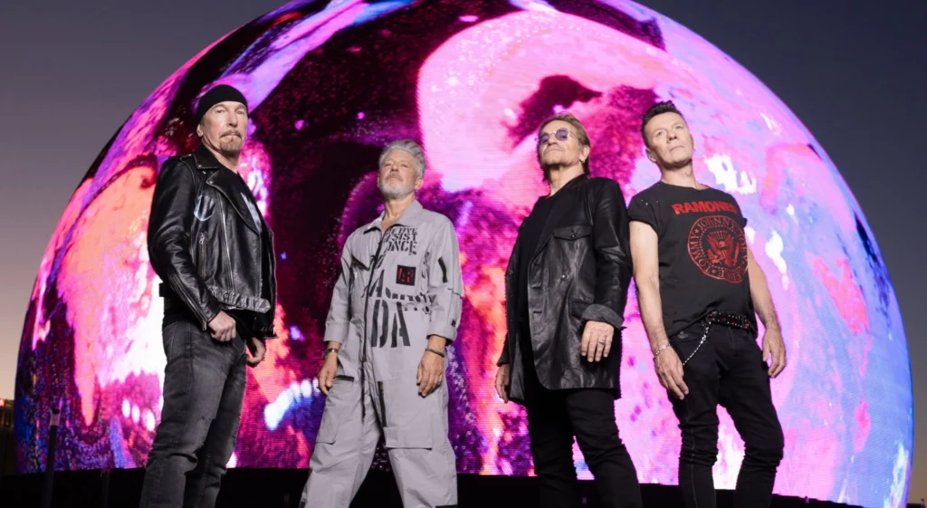 U2 to the Grammy Schedule Performance by Sphere in Las Vegas | Image Credit: variety.com