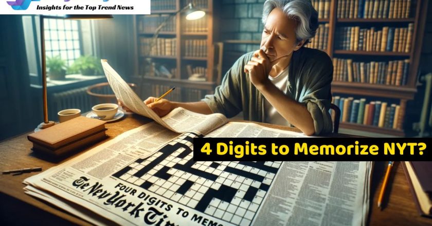 What Are The Four Digits to Memorize NYT?