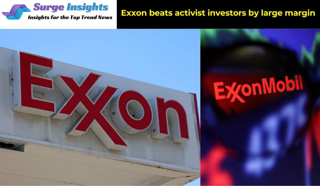 Exxon beats activist investors by large margin