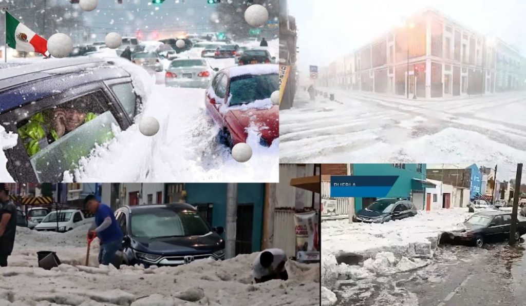 Puebla, Mexico Weather Hail Storm