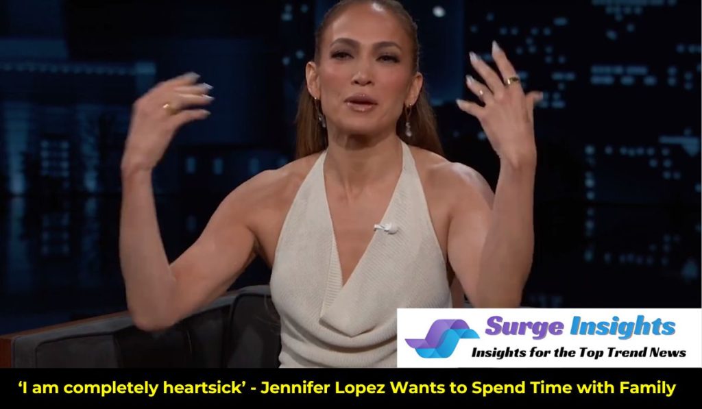 Jennifer Lopez Wants to Spend Time with Family - Cancelled Her Tour