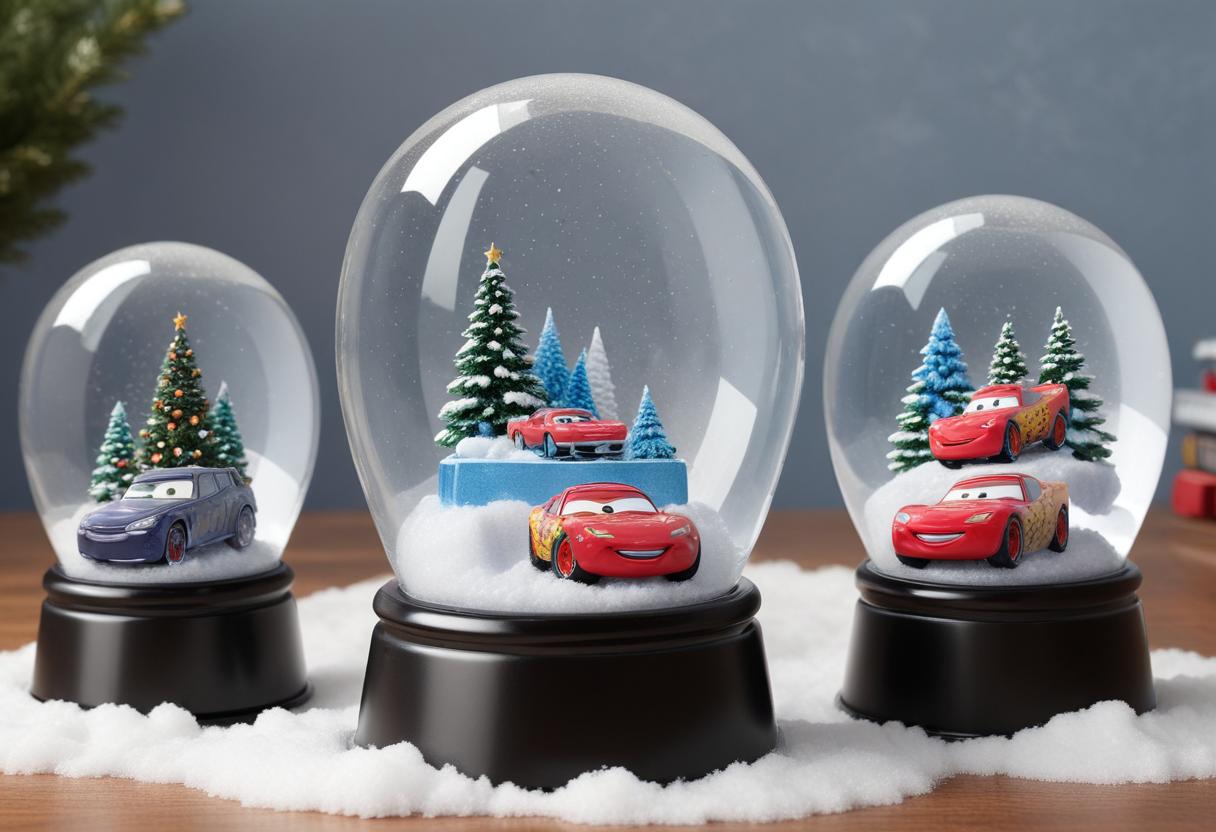 Beautiful Disney Cars Snow Globes